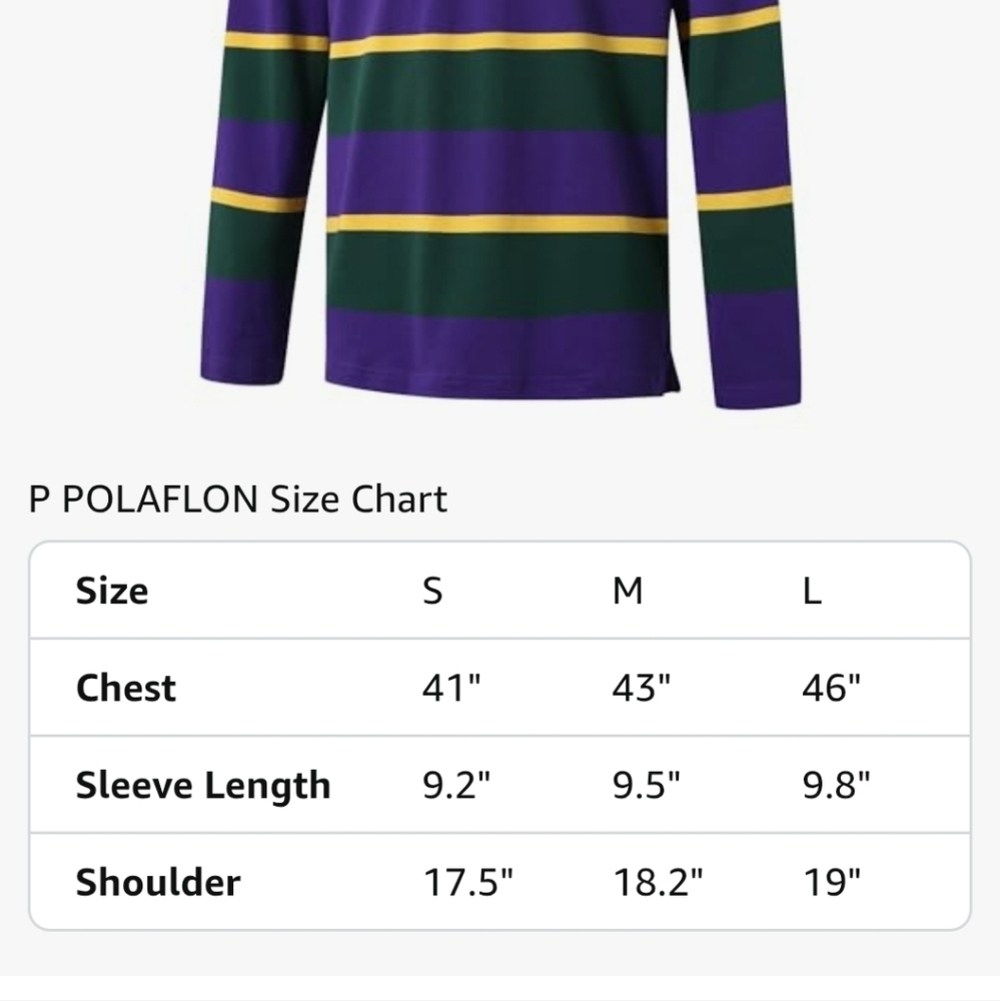 Striped Purple and Green Men's Shirt - Picture 6 of 16